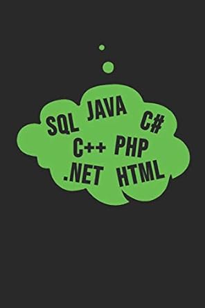 sql java c++ php html net c# 6 x 9 dotted dot grid notebook for programmer and coder 1st edition programming