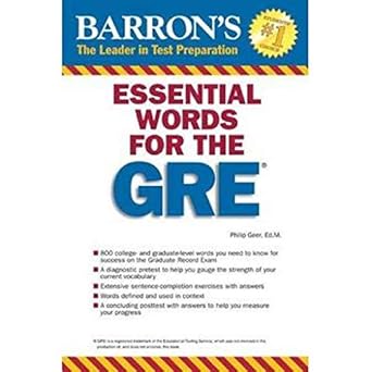 essential words for the gre 3rd edition philip geer ed.m. 1438002211, 978-1438002217
