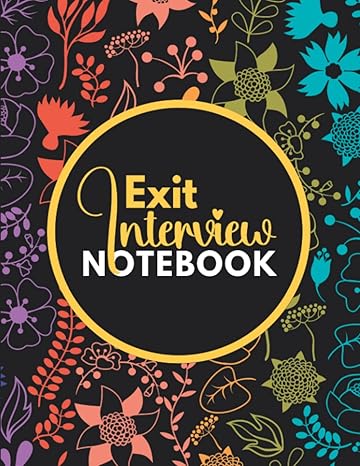 exit interview noteboook guided hr journal for better employee experience and employee departure tracking 1st