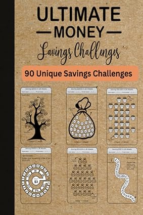 the ultimate money saving challenge book 52 weeks of monthly savings trackers for financial freedom 1st