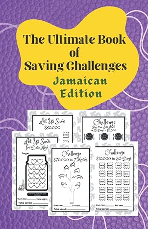 the ultimate book of saving challenges savings tracker and budget planner for jamaicans to achieve financial