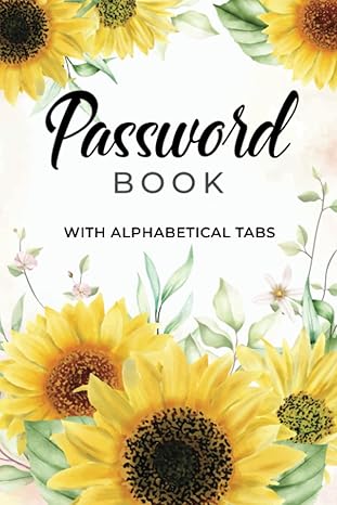 password organizing book with alphabetical sections log book for saving websites addresses usernames