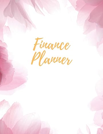 finance planner weekly and monthly budgeting expenses tracker notebook net worth calculator budgeting