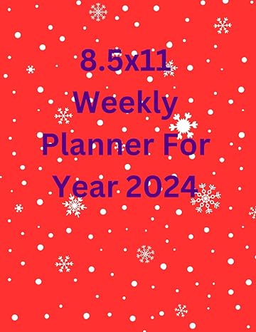 8 5x11 weekly planner for year 2024 1st edition angel jaxon b0cmp8y93z