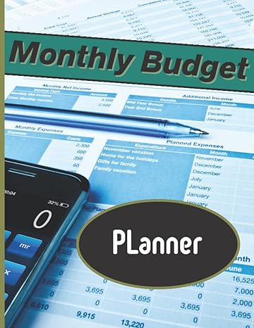 monthly budget planner monthly finance undated organizer and planner budget book money personal finance