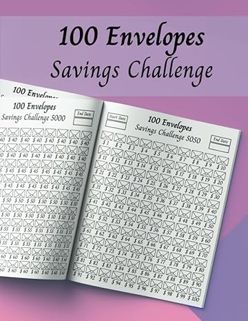 100 envelopes money saving challenge low income savings challenge journal easy and fun way to save $10 100