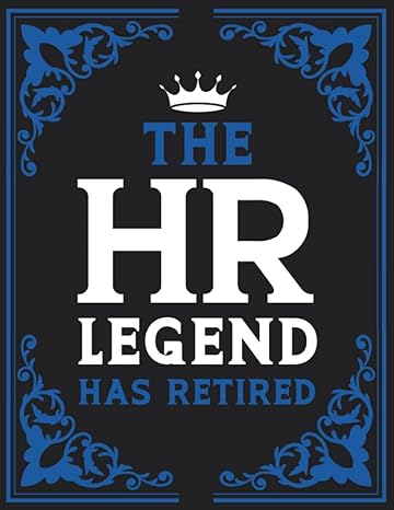 retirement human resources gifts for men hr notebook the legend has retired personal farewell retired hr gift