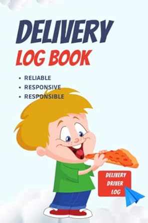 delivery driver logbook accessories notebook for delivery drivers 150 pages log book for grab and go delivery