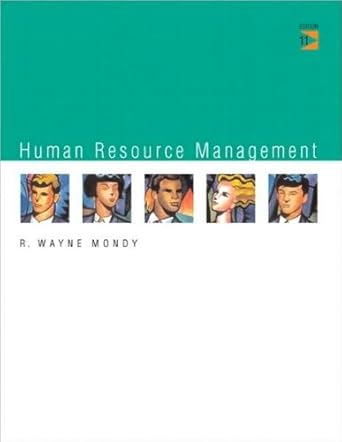 human resource management 11th edition r. w.mondy b003rns1te