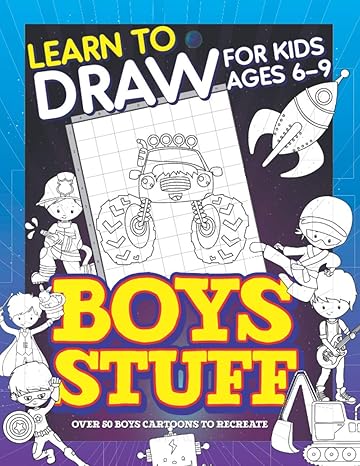 learn to draw for kids ages 6 9 boys stuff drawing grid activity books for kids to draw cool boys cartoons