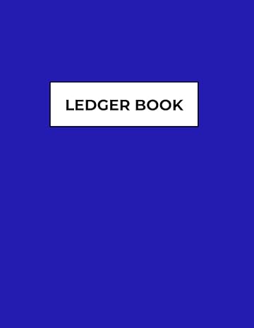 rental ledger book for personnel use small and online business royal blue cover tracker logbook 120 pages