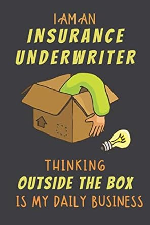 i am an insurance underwriter thinking outside the box is my daily business dotted journal cute hard clear