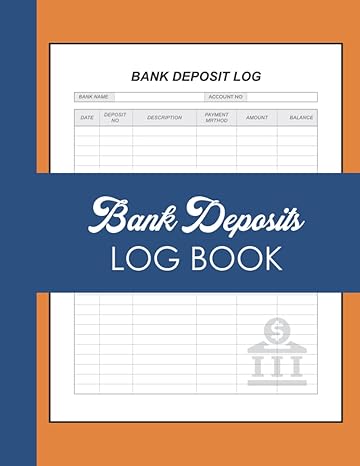 bank deposit log book bank deposit tracker 1st edition tahmids planners b0bhtbwgnn