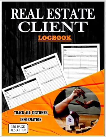real estate client logbook organize your clients daily appointment tracking and scheduling manage your client