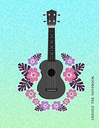 ukelele tab notebook 120pgs of 8 5x11 blank music sheets essential for ukelele beginners learn basics of uke