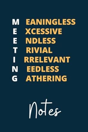 meeting notes lined notebook gift for co workers boss friends and professionals who attend meetings 1st