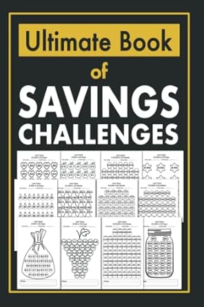 ultimate book of savings challenges 12 different kinds savings challenges 122 pages money savings challenges