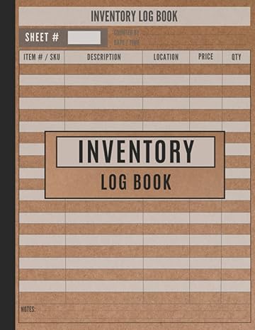 inventory log book large and simple inventory tracker business inventory log sheets for small business or