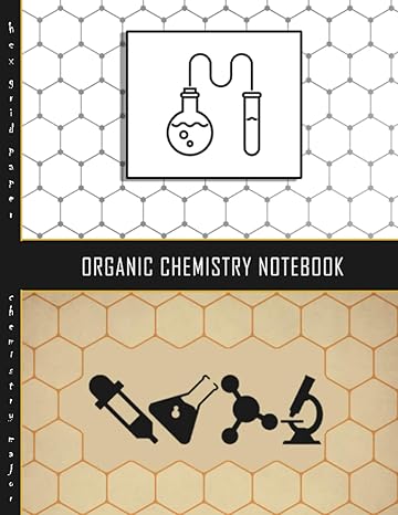 organic chemistry notebook hexagonal grid paper for drawing long organic chemical structures easy note taking