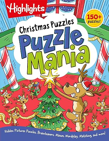 christmas puzzles 100+ puzzles hidden pictures puzzles brainteasers mazes wordplay matching and more act