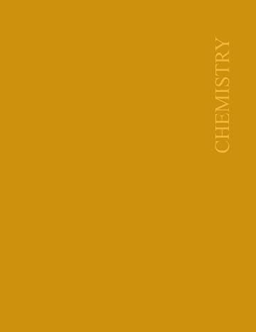 chemistry notebook yellow educational notebook or homeschool workbook great for daily notes vocabulary and