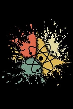 science ink splash journal lined 120 pages 6x9 inches matte finish cover notebook diary gift no bleed 1st