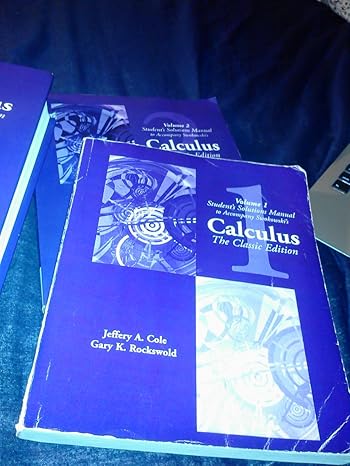 student solutions manual vol 1 for swokowski s calculus the classic edition 5th edition earl w. swokowski