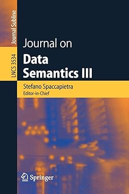 journal on data semantics iii 2005 edition stefano spaccapietra 3540262253, 978-3540262251