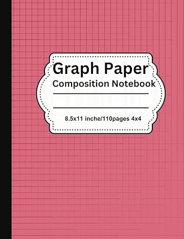 graph paper composition notebook grid paper for math and science students quad ruled 4x4 110 pages