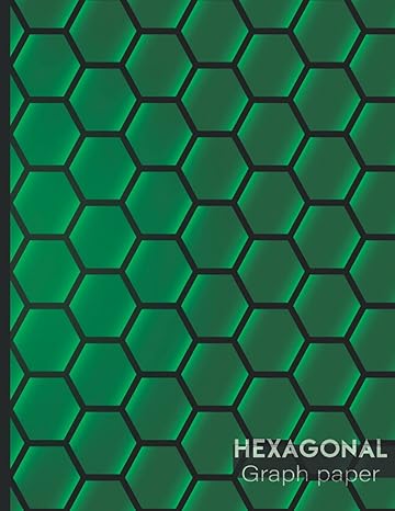 hexagonal graph paper organic chemistry hexagonal graph paper notebook green 8 5x11 hex notebook 1/2 inch