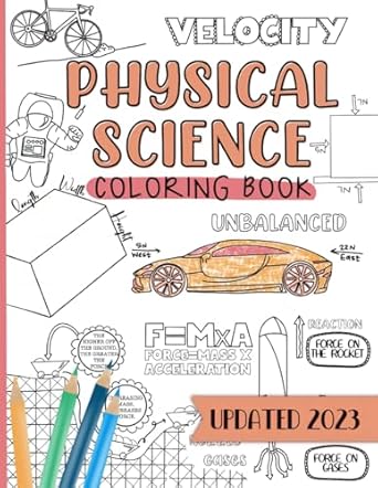 physical science coloring book 1st edition morgan lea saied 979-8842225842