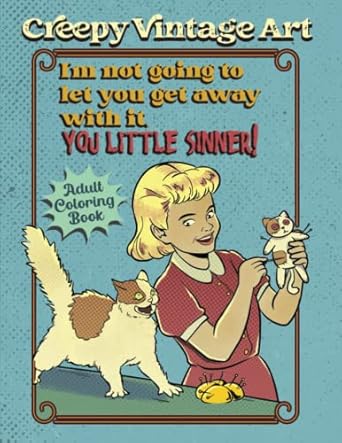 creepy vintage art an occult adult coloring book for the strange and curious horror coloring pages with