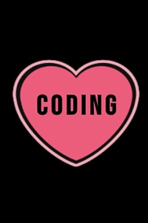 coding i love coding pink heart cover design lined journal notebook for it software engineer programmer web