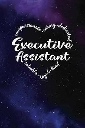 executive assistant gifts for women a blank lined journal with heart words to show your appreciation purple