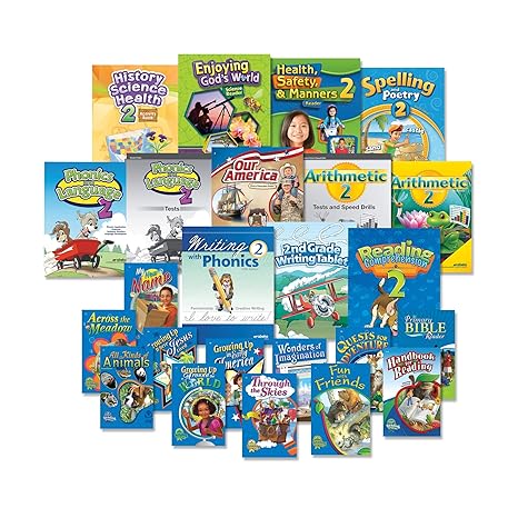 grade 2 child kit abeka 2nd grade 2 reading language spelling poetry penmanship arithmetic history science
