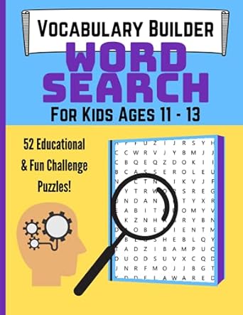 word search puzzle book for kids 11 13 middle school vocabulary builder 1st edition demarco press