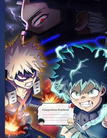 composition notebook anime my no hero acadeemmia 157 8 5x11 inches 110 page anime for writing notes office