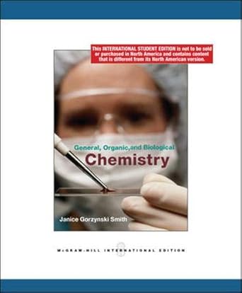 general organic and biological chemistry 1st edition janice gorzynski smith 0070164827, 978-0070164826