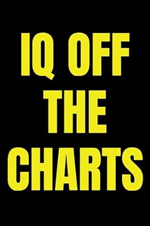 sarcastic notebooks for work iq off the charts gift for coworkers friends and family blank lined journal with