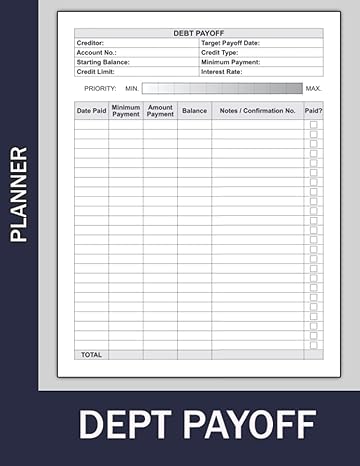 debt payoff planner let your debts fear you now debt snowball tracker 1st edition positive balance press