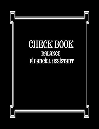 financial assistant checkbook register notebook personal checking account balance register 1st edition janet