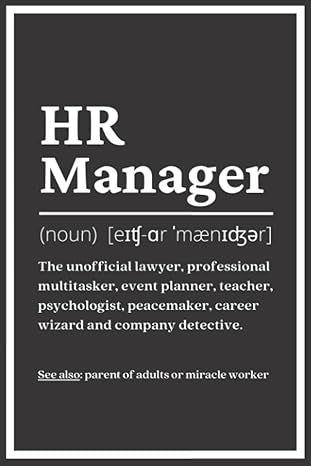 hr manager funny hr notebook human resources journal great hr manager gifts 1st edition vivien divine