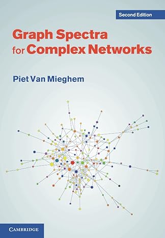 graph spectra for complex networks 2nd edition piet van mieghem 1009366807, 978-1009366809