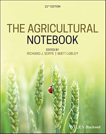 the agricultural notebook 21st edition richard j soffe ,matt lobley 1119560365, 978-1119560364
