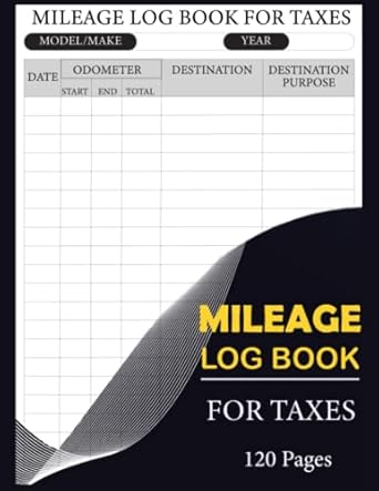 mileage log book for taxes mileage log book mileage record book for women car and vehicle mileage log book