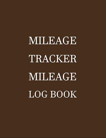mileage tracker mileage log book keep track of your business miles with this simple mileage log book 1st