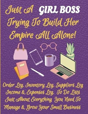 small business log book including order tracker inventory log suppliers log income and expense tracker log