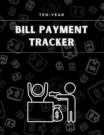 ten year bill payment tracker monthly bill planner and organizer expense and bill tracker 1st edition big