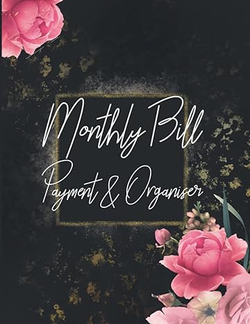 monthly bill payment organizer monthly bill planner bill payment tracker 120 pages 1st edition nfja