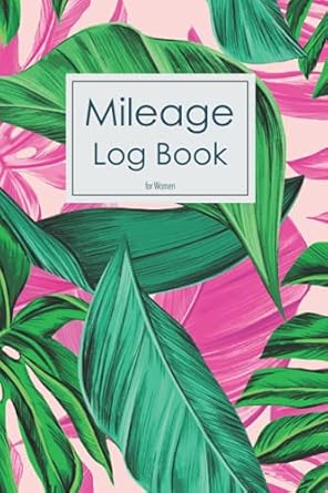 mileage log book for women small 6 x 9 in automotive daily tracking miles record book odometer tracker